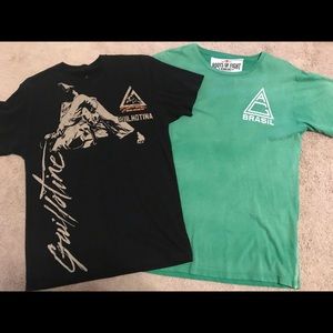 Gracie Jiu Jitsu shirts bundle (2)